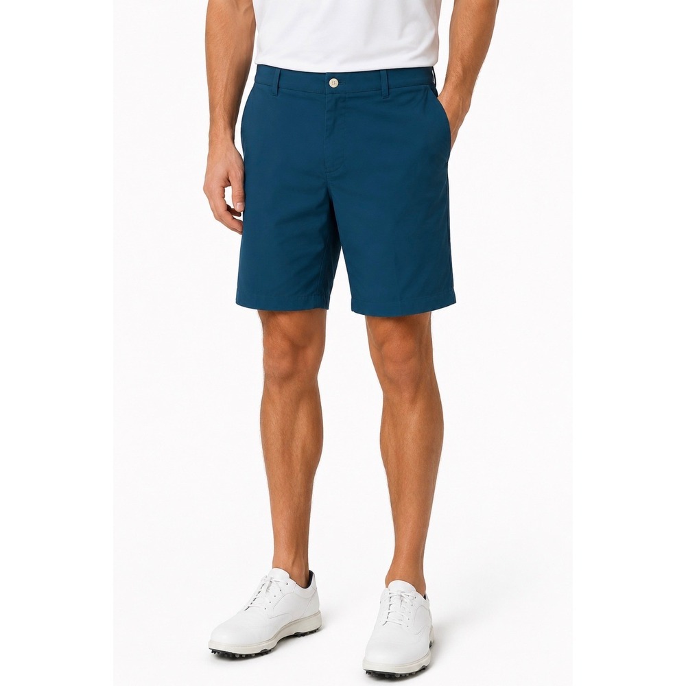 Peter Millar Luxe Performance Salem Golf Shorts Mens Size 38 Teal Country Club